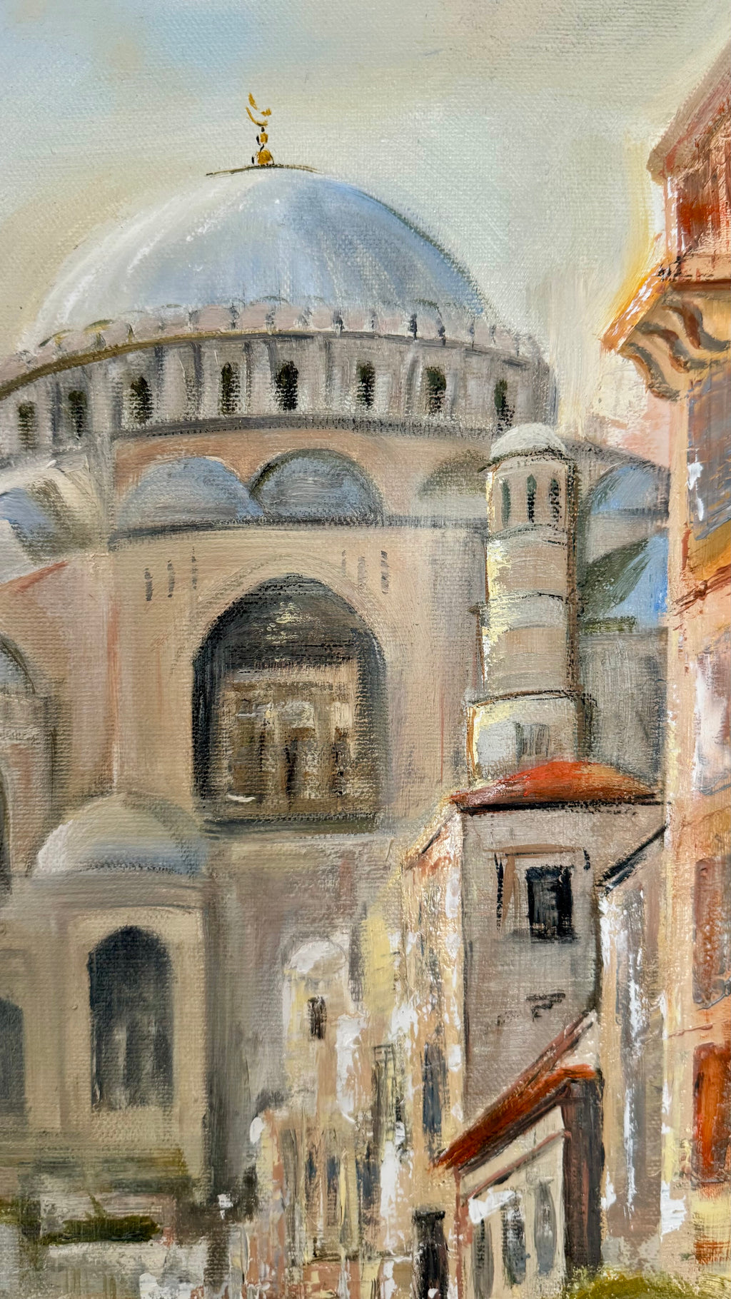 Istanbul Hagia Sophia Abstract Cityscape — Echoes of Empire